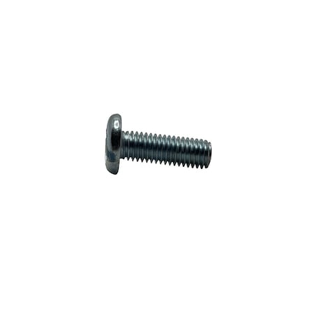 M3-0.50 X 8 Mm Slotted Pan Machine Screw, Zinc Plated Steel